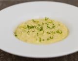 Risotto au Saint Marcellin et zestes de citron vert