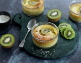 Flan aux Kiwis de l'Adour IGP et noix de coco