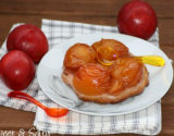 Tatin de prunes au sirop d'érable