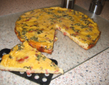 Clafoutis de lardons aux fines herbes