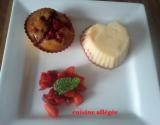 Petits gâteaux légers aux fraises