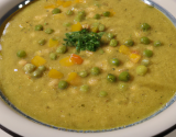 Soupe aux pois sans viande