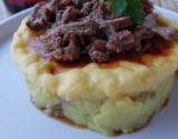 Hachis parmentier d'agneau confit