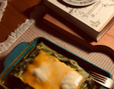 Lasagnes vertes et son chèvre