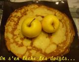 Crêpes aux pommes express