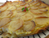 Tourte de pomme de terre au cresson de Méréville, crème de brie de Meaux