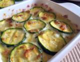 Gratin de courgettes au pistou