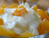Abricots au fromage blanc façon charlotte
