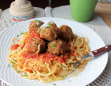 Spaghettis aux boulettes de viande au thermomix