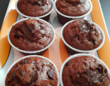 Muffins au chocolat au beurre salé