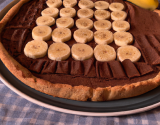 Tarte au chocolat noir et banane au thermomix