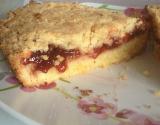 Gâteau breton aux framboises