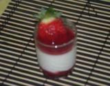 Panacotta à la fraise