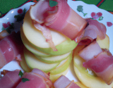 Pommes fourrées au jambon