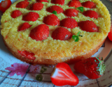 Gâteau de semoule aux fraises tagada