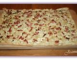 Flammenküche ou tarte flambée