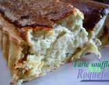 Tarte soufflée au roquefort