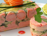 Terrine de saumon frais et langouste