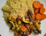 Couscous aux légumes et à l'agneau