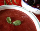 Gaspacho de tomates et cerises