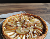 Tarte amandes et poires