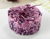 Purple risotto