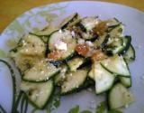 Salade de courgettes crues facile