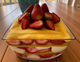 Tiramisu d'été aux fraises et aux citrons