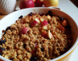 Crumble fruits d'automne