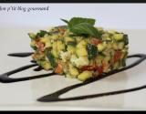 Tartare de courgettes