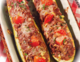 Courgettes en petits bateaux