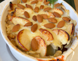 Gratin de pommes reinettes aux amandes maison