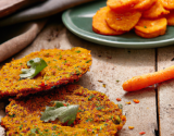 Galettes de carottes aux lentilles