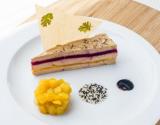 Millefeuille de Foie gras, Mangue & Betterave