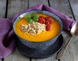 Soupe de potimarron au quinoa et chorizo
