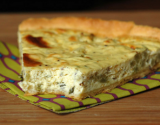 Quiche à la ricotta et au chou romanesco