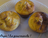 Les muffins aux zestes d'orange et pépites de chocolat