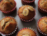 Muffins bananes noisettes