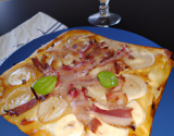 Tarte flambée au Calvados