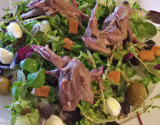 Salade de lapin aux rattes et salicornes