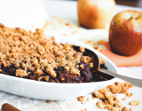 Pomme crumble au chocolat