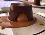 Mousse au chocolat praliné