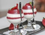 Mousse légère aux fraises façon bavarois