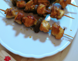 Brochettes de poulet aux speculos