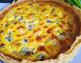 Quiche au roquefort papillon