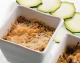 Crumble de courgettes parfumé