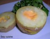 Pomme de terre surprise au cœur coulant