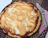 Tarte rhubarbe et meringue