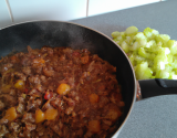 Sauce bolognaise à la pancetta et céleri