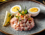 Tartare de surimi et crevette